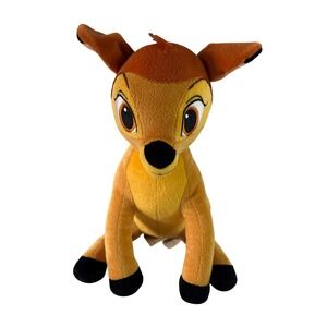 Disney Bambi Plush Stuffed Animal Deer Orange Brown Eyes Cute Toy